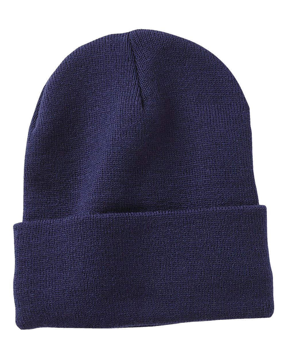 12" Fleece Lined Cuffed Beanie – SP12FL – Navy