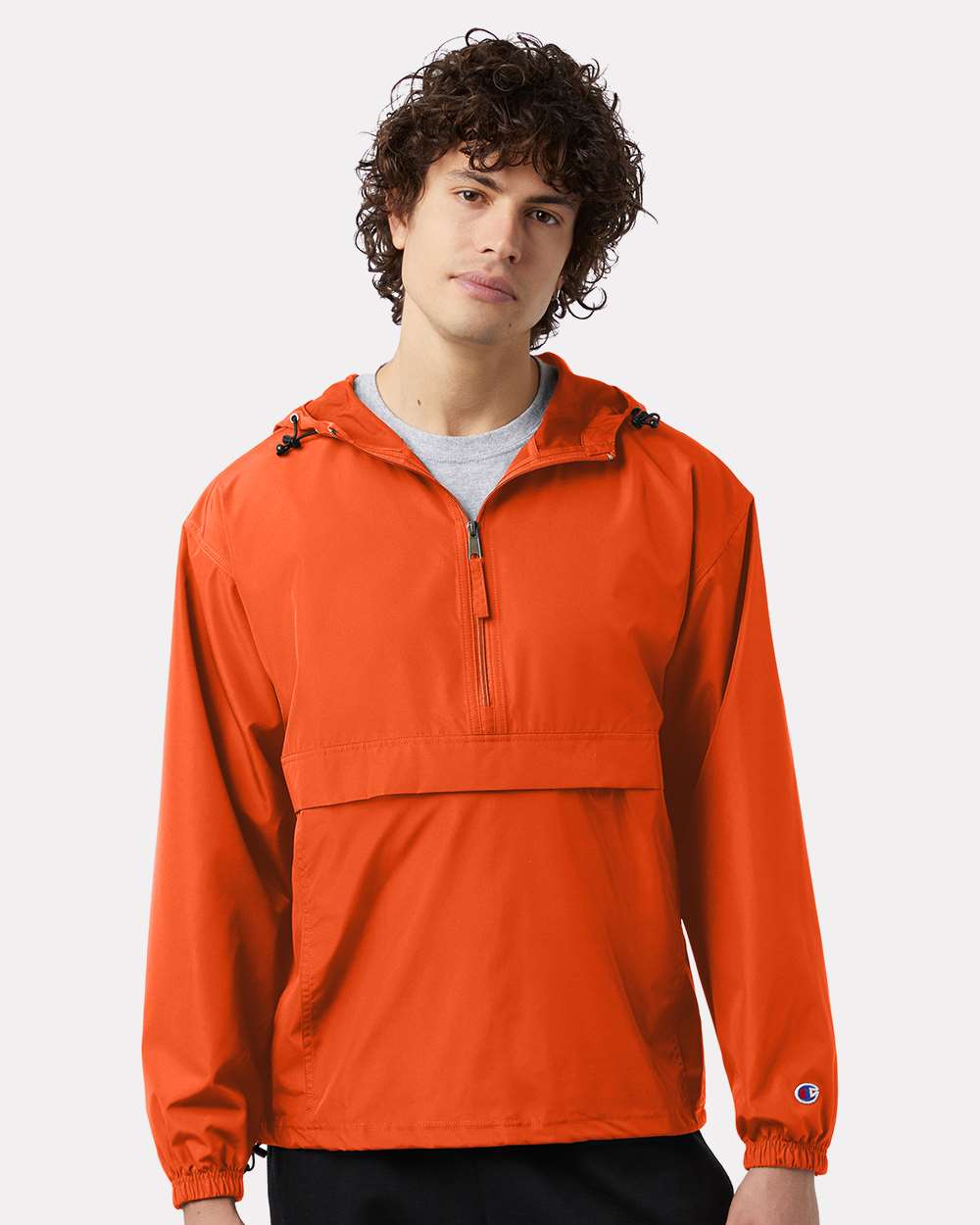 Unisex Packable Anorak Jacket – CO200 – Orange