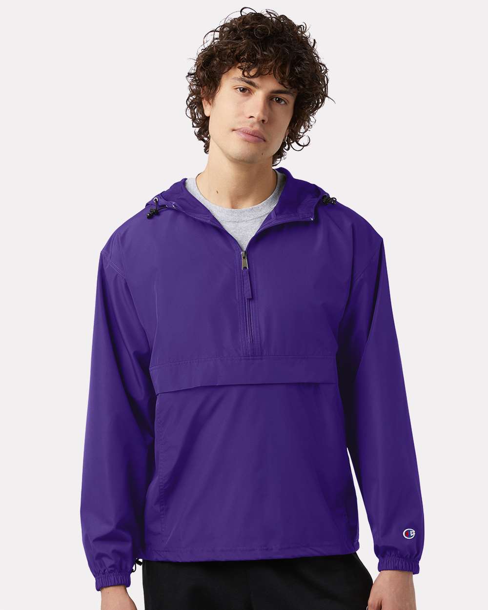 Unisex Packable Anorak Jacket – CO200 – Purple