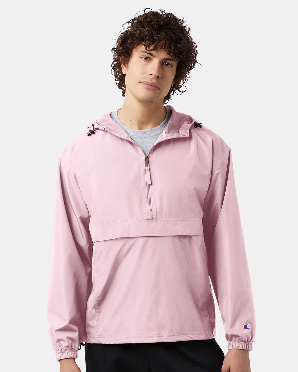 Unisex Packable Anorak Jacket – CO200 – Pink Candy