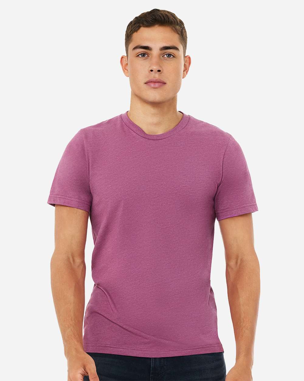 CVC Jersey Tee – 3001CVC – Heather Magenta