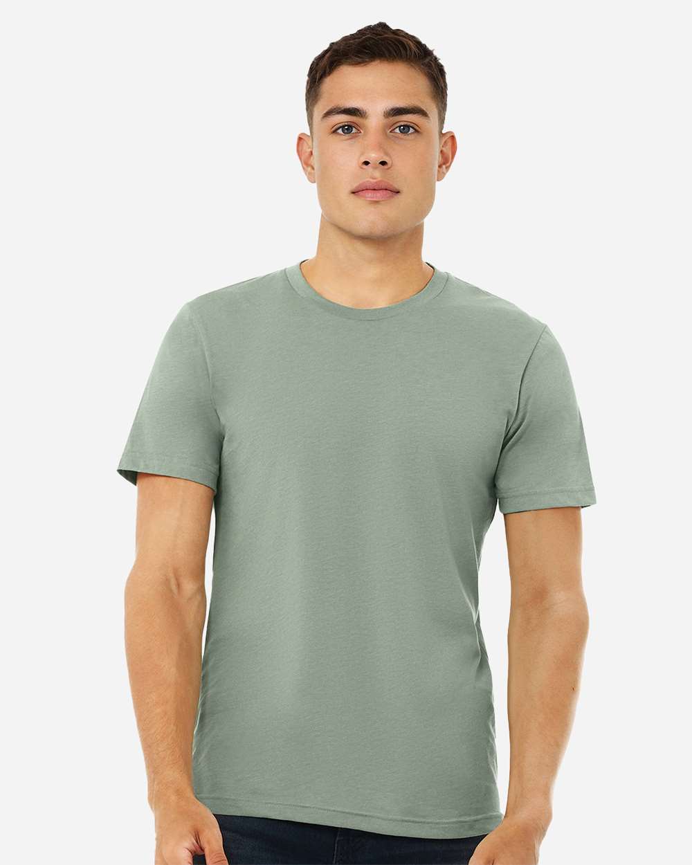 CVC Jersey Tee – 3001CVC – Heather Sage