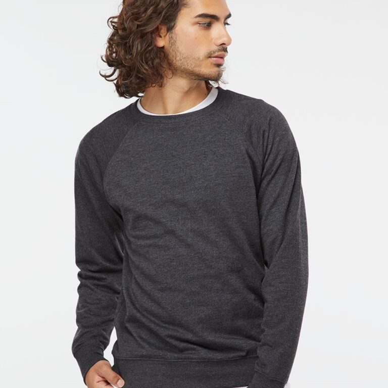 Unisex Icon Lightweight Loopback Terry Crewneck Sweatshirt – SS1000C