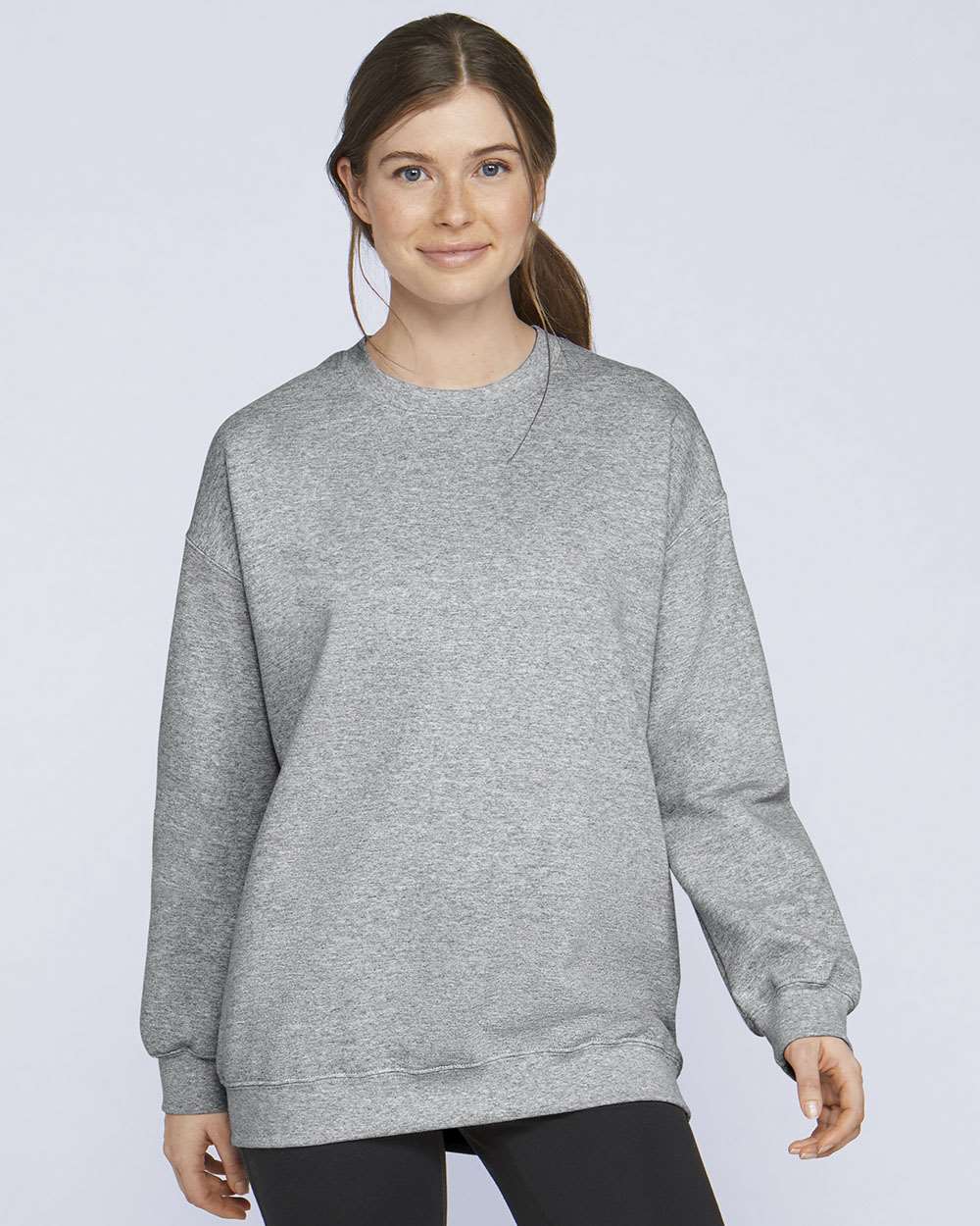 Unisex Softstyle® Midweight Crewneck Sweatshirt – SF000 – Sport Grey