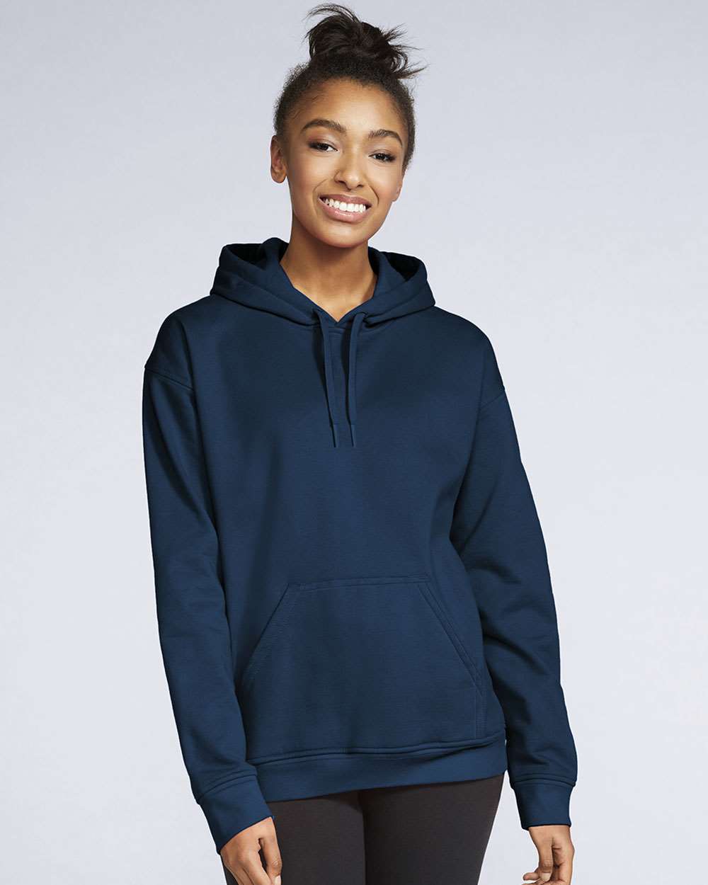 Unisex Softstyle® Midweight Hooded Sweatshirt – SF500 – Navy