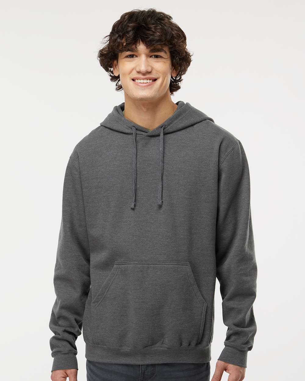 Unisex Pullover Hoodie – 3320 – Heather Charcoal