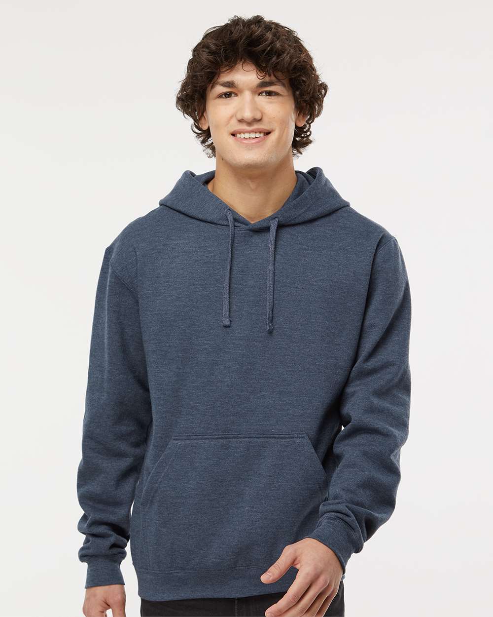 Unisex Pullover Hoodie – 3320 – Heather Navy