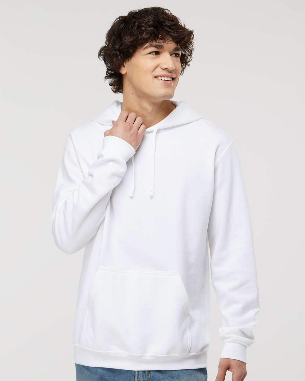 Unisex Pullover Hoodie – 3320 – White