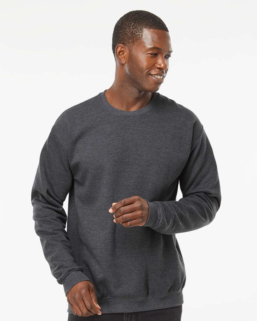 Unisex Crewneck Fleece – 3340 – Dark Heather