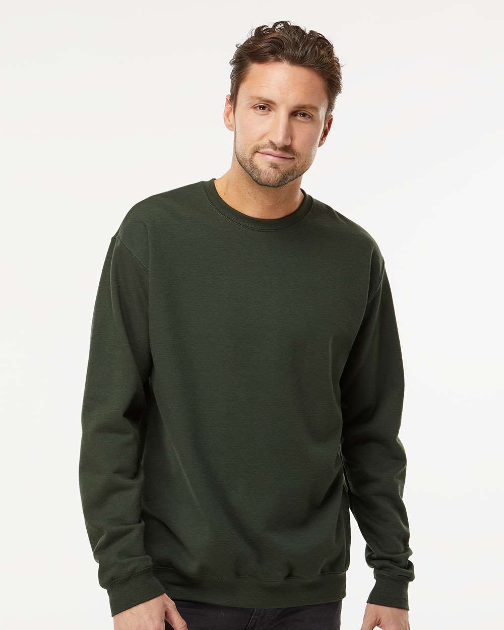 Unisex Crewneck Fleece – 3340 – Forest Green