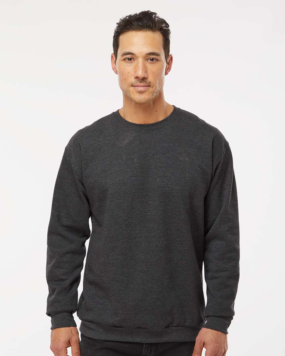 Unisex Crewneck Fleece – 3340 – Jet Black Heather