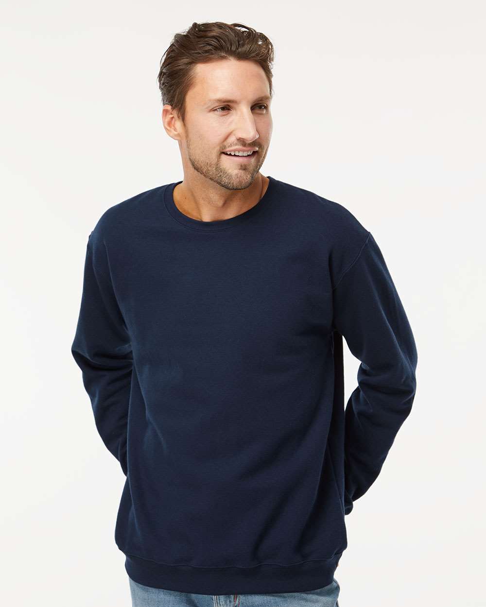 Unisex Crewneck Fleece – 3340 – Navy