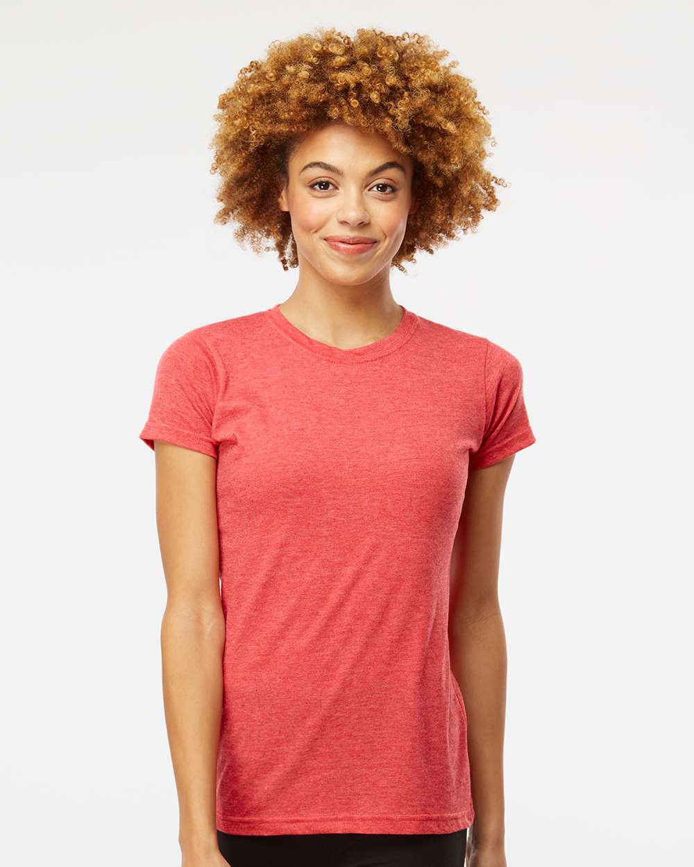 Women's Deluxe Blend T-Shirt – 3540 – Heather Red