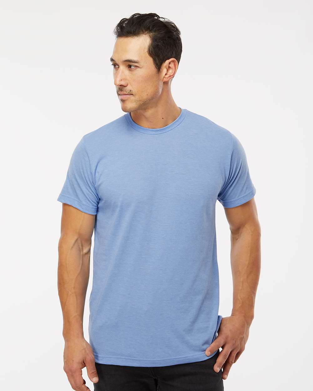 Deluxe Blend T-Shirt – 3541 – Heather Blue