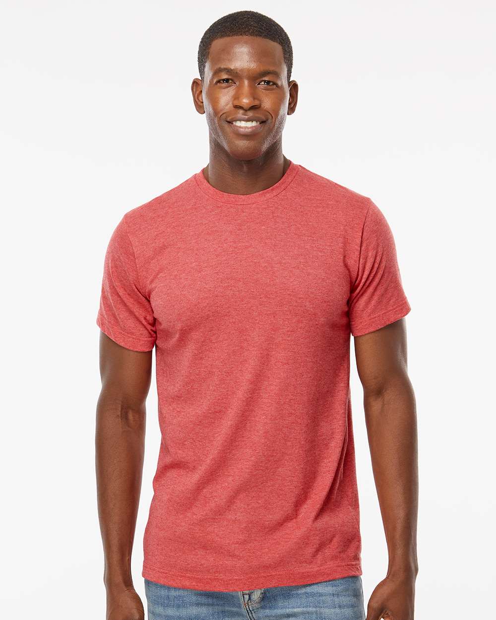 Deluxe Blend T-Shirt – 3541 – Heather Red