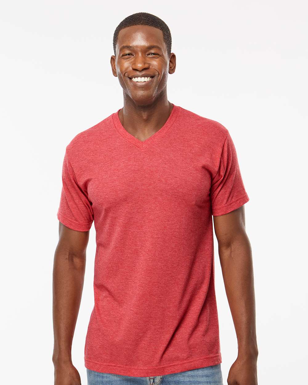 Deluxe Blend V-Neck T-Shirt – 3543