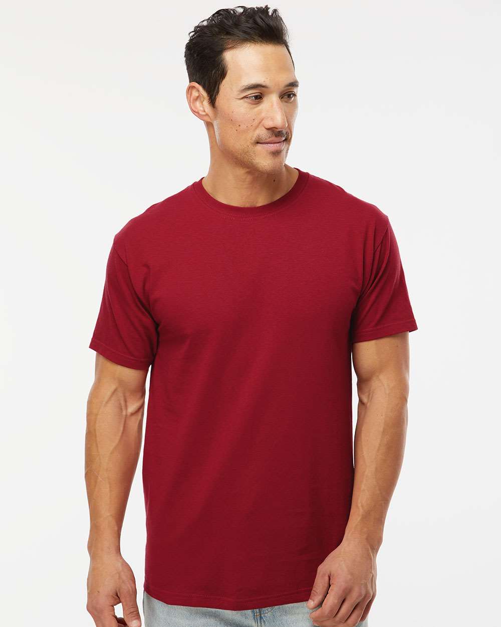 Men's Gold Soft Touch T-Shirt – 4800 – Cardinal Red