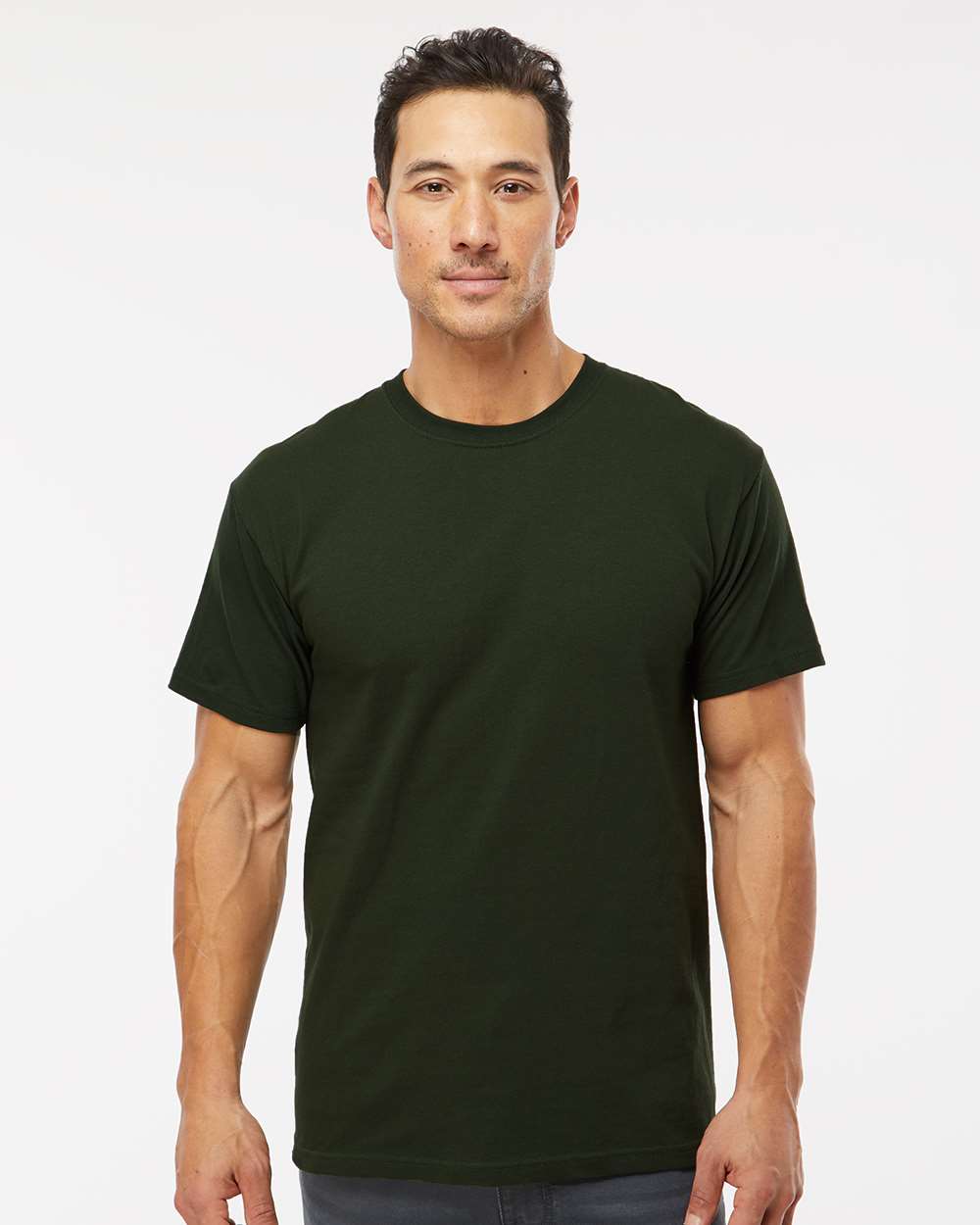 Men's Gold Soft Touch T-Shirt – 4800 – Forest Green