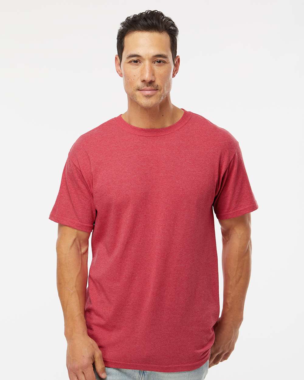 Men's Gold Soft Touch T-Shirt – 4800 – Heather Red
