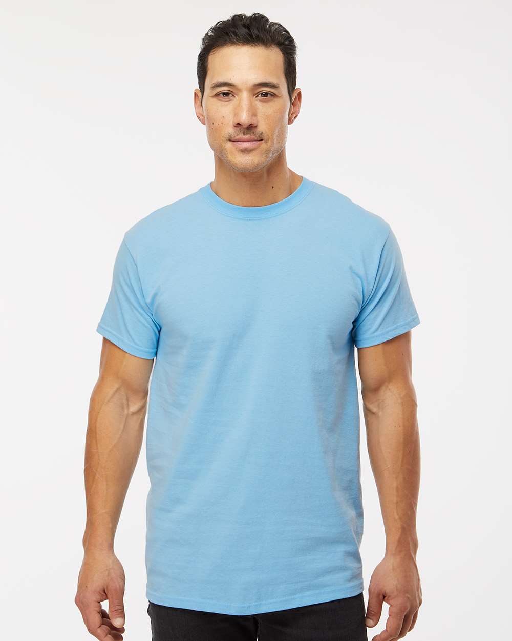 Men's Gold Soft Touch T-Shirt – 4800 – Light Blue