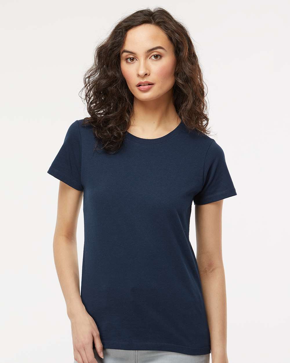 Women's Gold Soft Touch T-Shirt – 4810 – Deep Navy