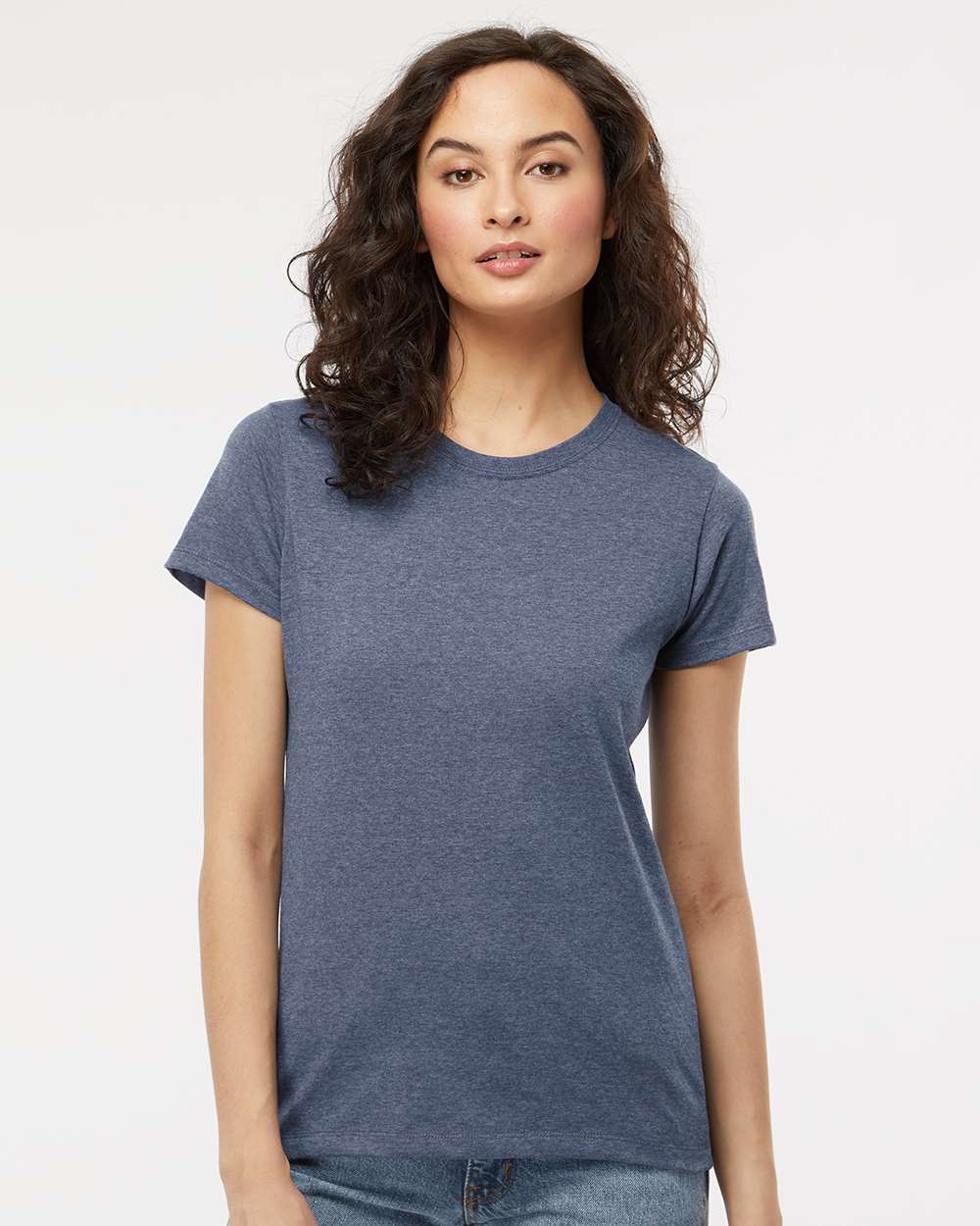 Women's Gold Soft Touch T-Shirt – 4810 – Heather Navy