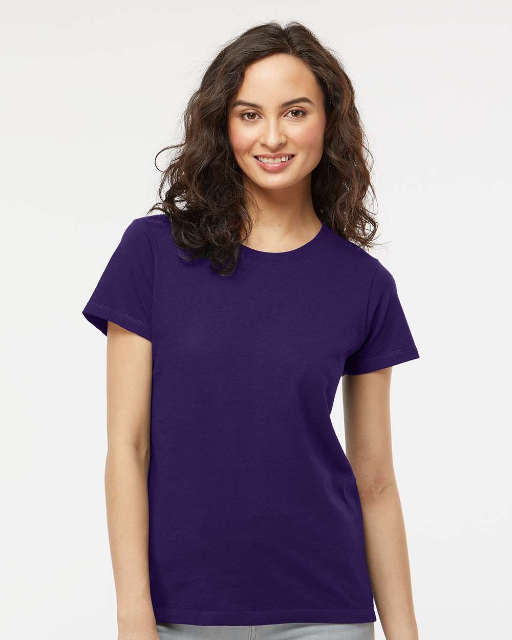 Women's Gold Soft Touch T-Shirt – 4810 – Purple
