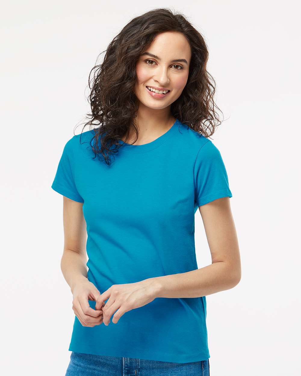 Women's Gold Soft Touch T-Shirt – 4810 – Sapphire