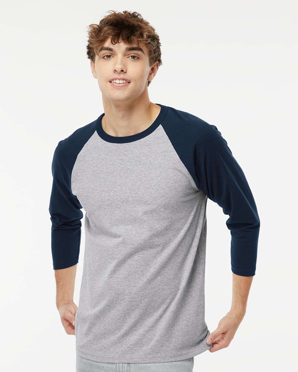 Raglan Three-Quarter Sleeve Baseball T-Shirt – 5540