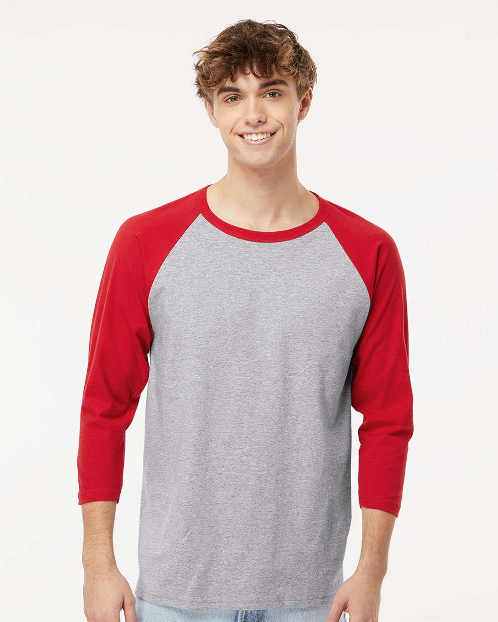 Raglan Three-Quarter Sleeve Baseball T-Shirt – 5540