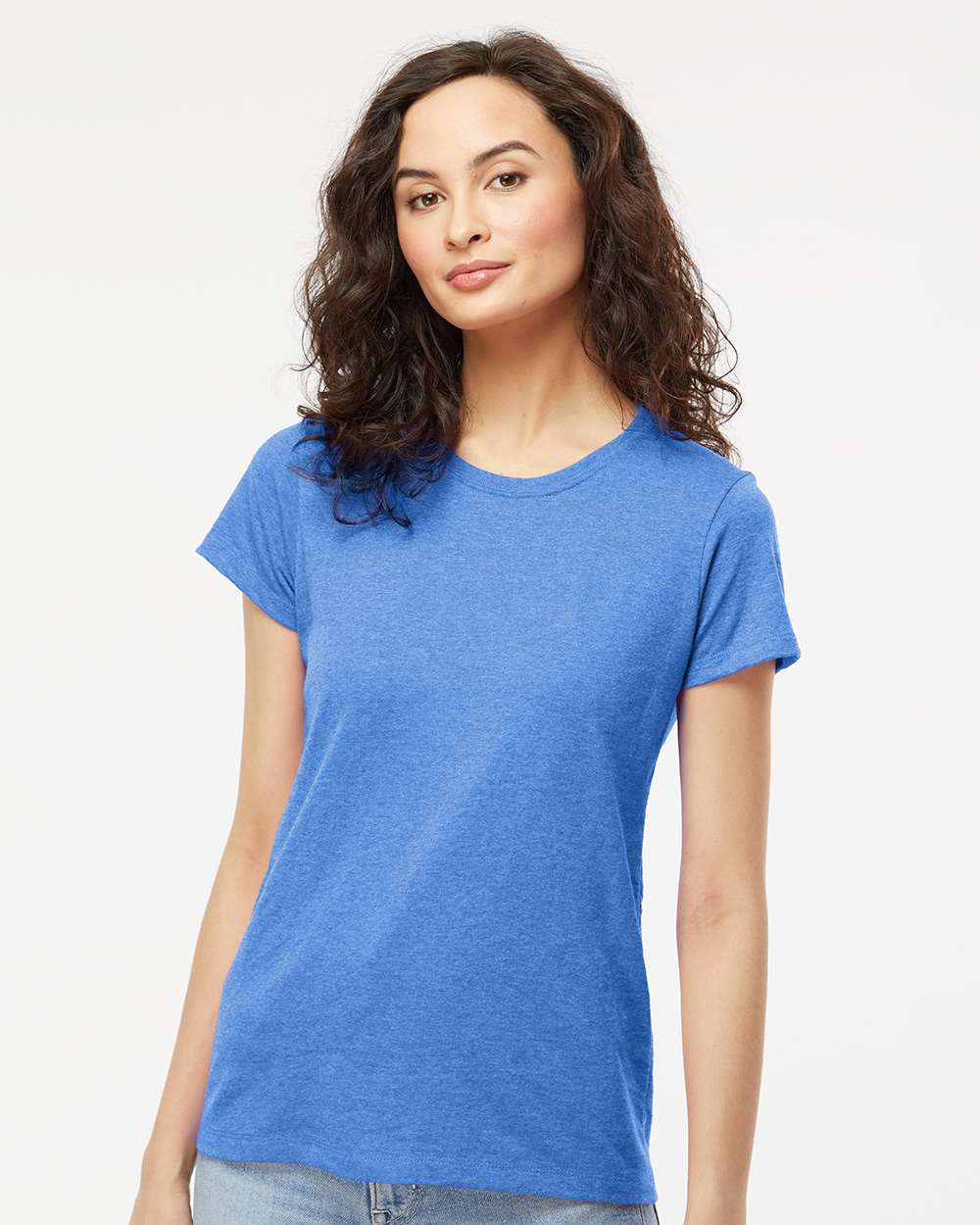 Women's Gold Soft Touch T-Shirt – 4810 – Heather Royal