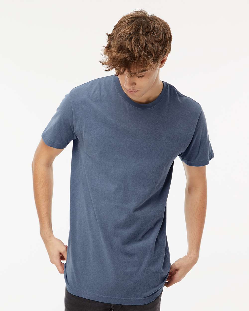 Unisex Vintage Garment-Dyed T-Shirt – 6500M – Blue Jean