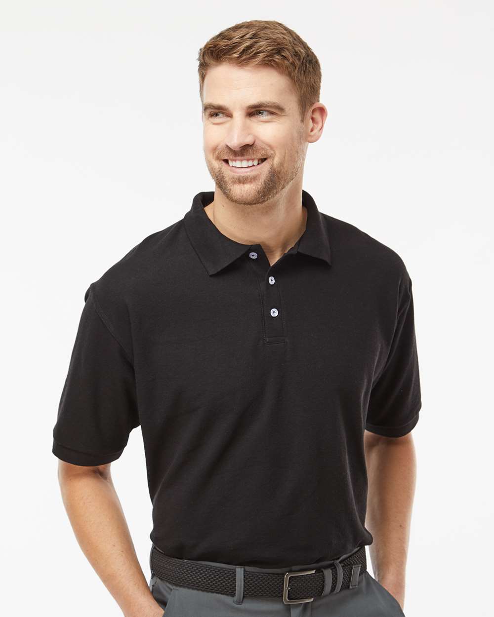 Soft Touch Polo – 7006 – Fine Black