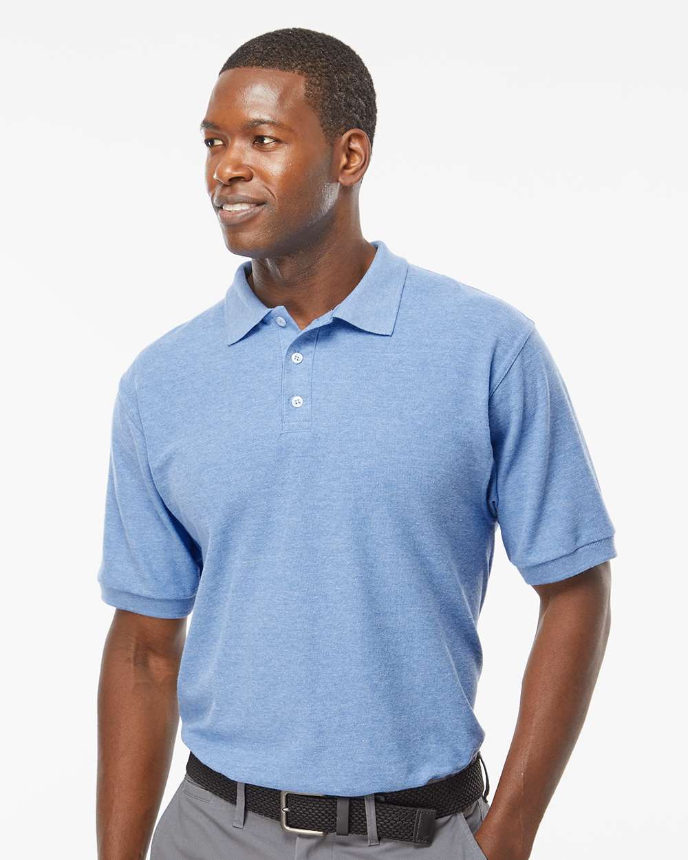 Soft Touch Polo – 7006 – Light Blue Heather