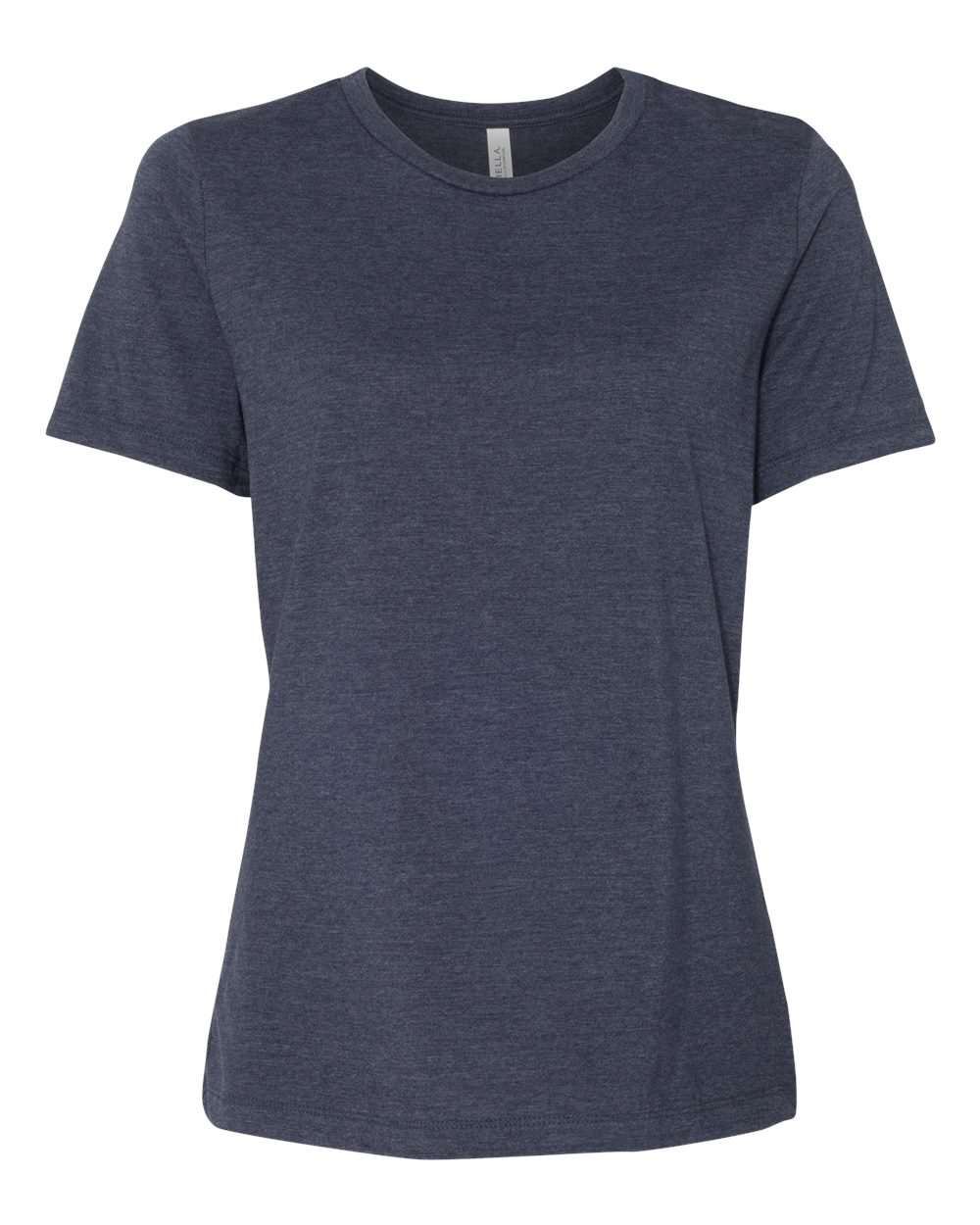 Women’s Relaxed Fit Heather CVC Tee – 6400CVC – Heather Navy