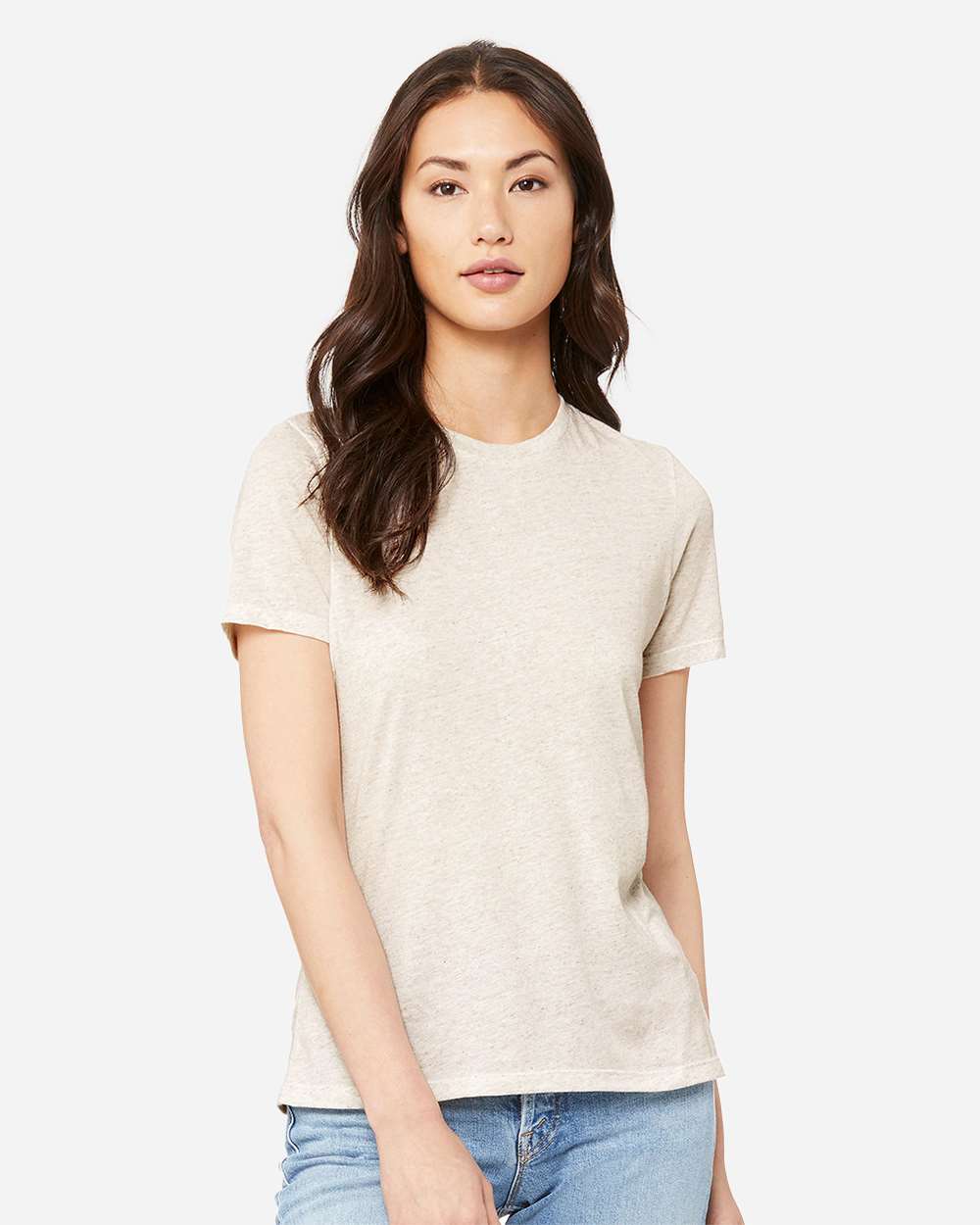 Women’s Relaxed Fit Triblend Tee – 6413 – Oatmeal Triblend