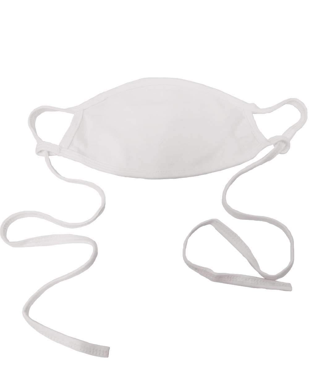 100% Cotton Antimicrobial Triple Layer Adjustable Mask – 1004 – White