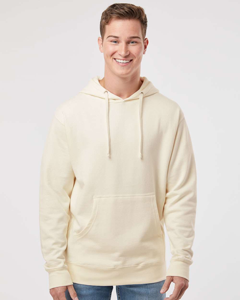Unisex Midweight Hooded Sweatshirt – SS4500 – Bone