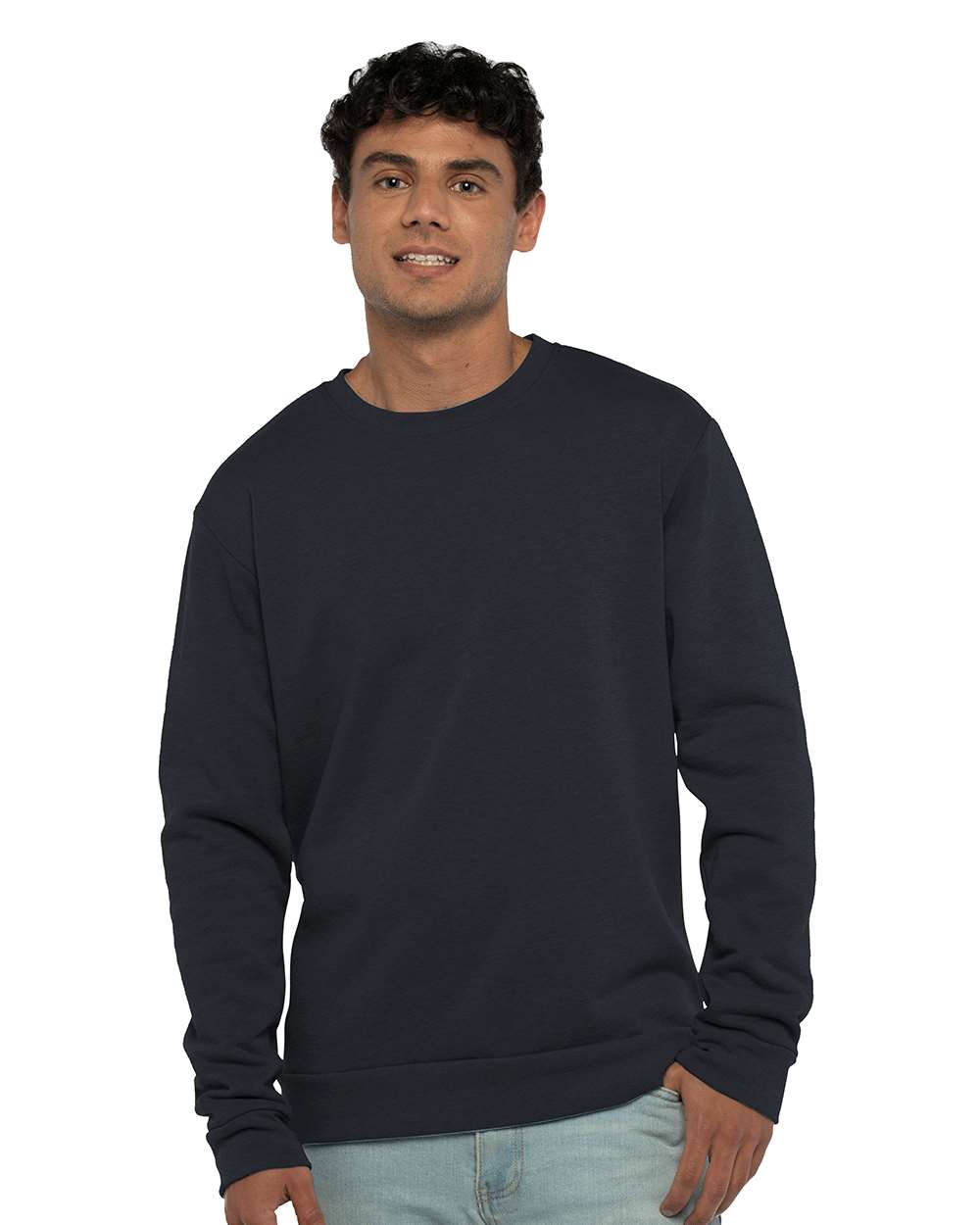 Unisex Malibu Crewneck Sweatshirt – 9002 – Heather Midnight Navy