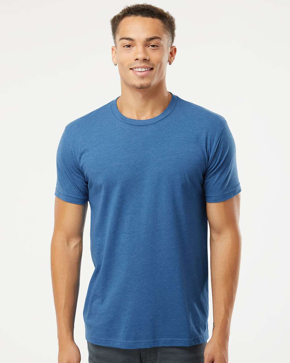 Unisex CVC Tee – 6210 – Heather Cool Blue