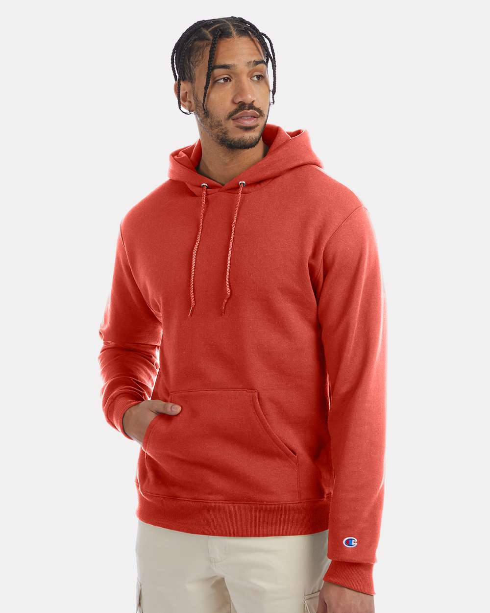 Unisex Powerblend® Hooded Sweatshirt – S700 – Red River Clay