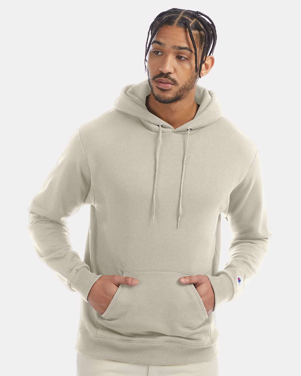 Unisex Powerblend® Hooded Sweatshirt – S700 – Sand
