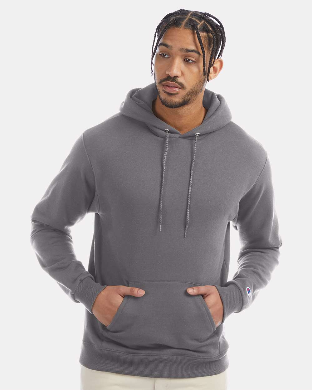 Unisex Powerblend® Hooded Sweatshirt – S700 – Stone Grey