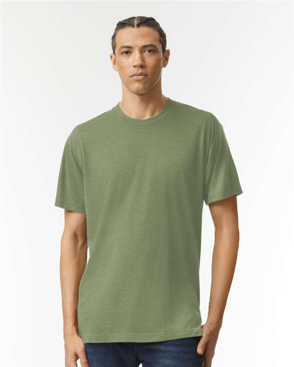 Unisex Triblend Track Tee – TR401 – Tri-Olive