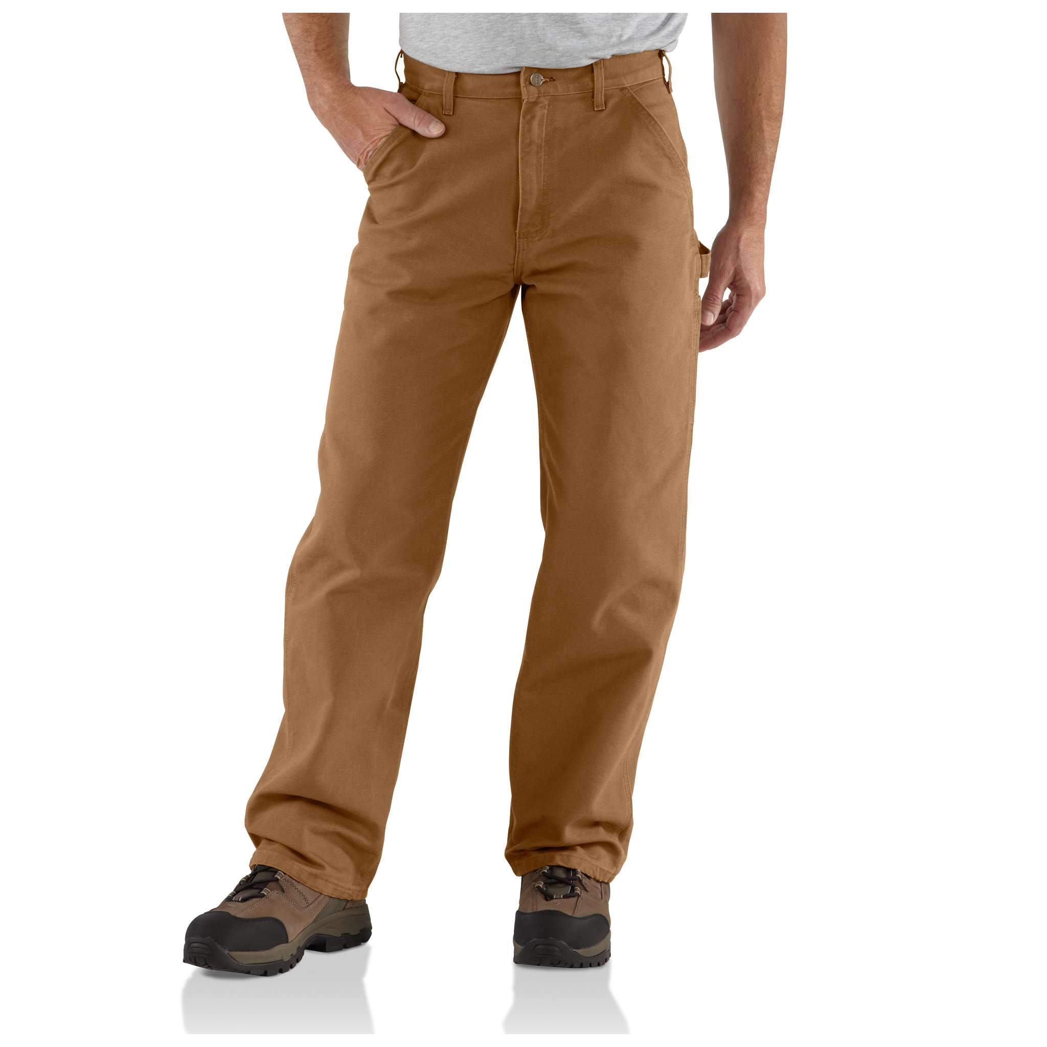Carhartt Loose Fit Washed Duck Utility Work Pant – B11 – Carhartt Brown