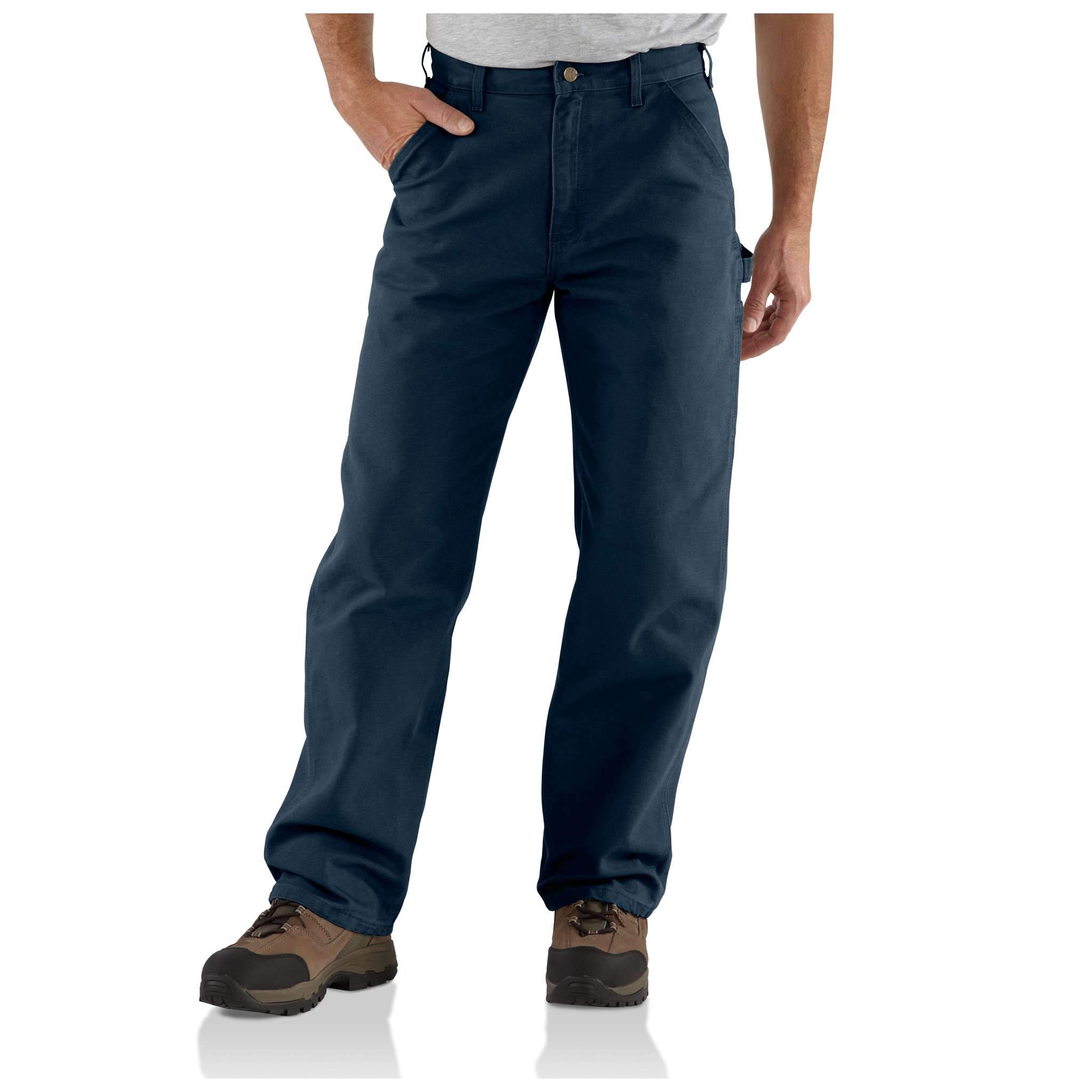 Carhartt Loose Fit Washed Duck Utility Work Pant – B11 – Midnight