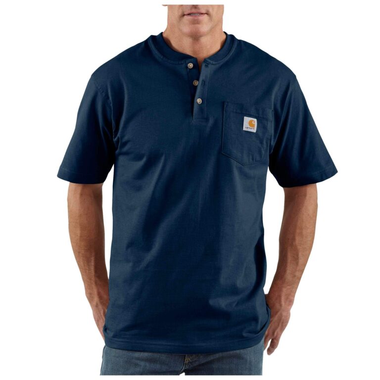 Carhartt Workwear Short-Sleeve Henley T-Shirt – K84